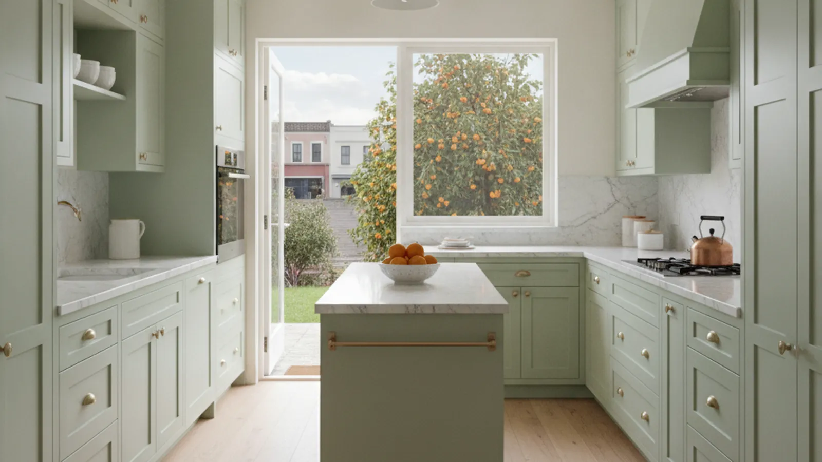 Kitchen design in a Sunnyvale home with custom cabinetry and an open layout