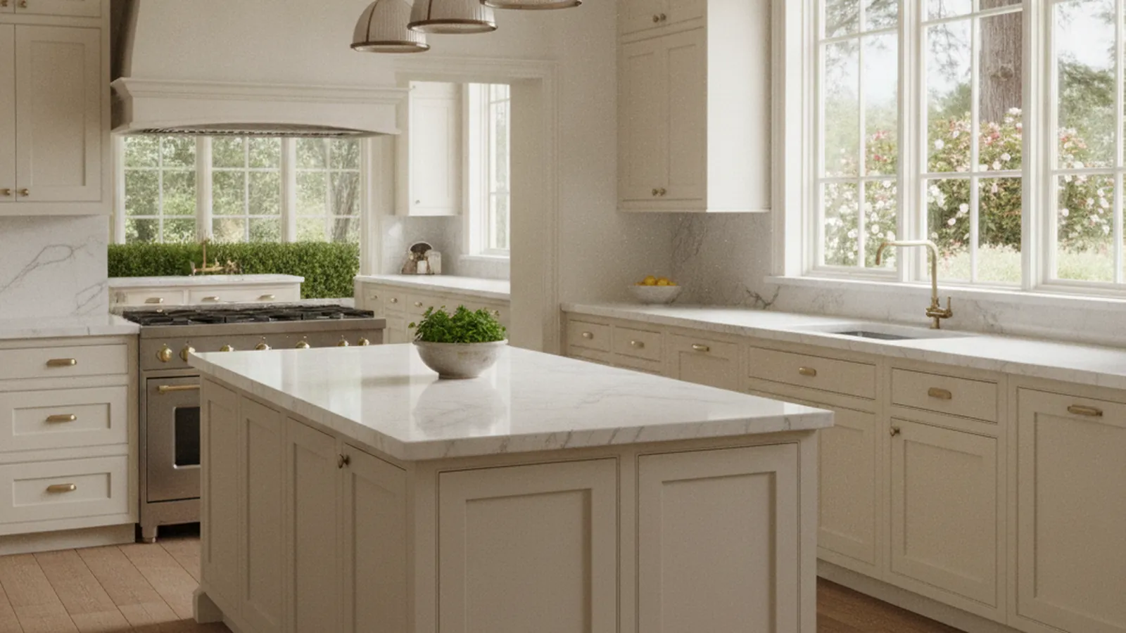 Custom kitchen design in Ross with luxury cabinetry