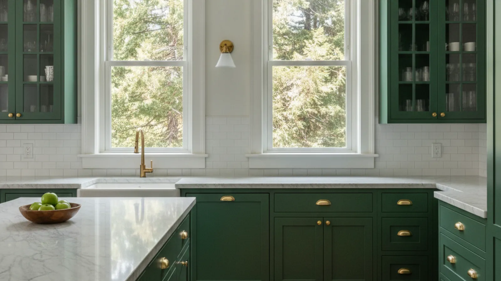 Design concept for a custom kitchen in a Nevada County foothill home with warm wood cabinetry