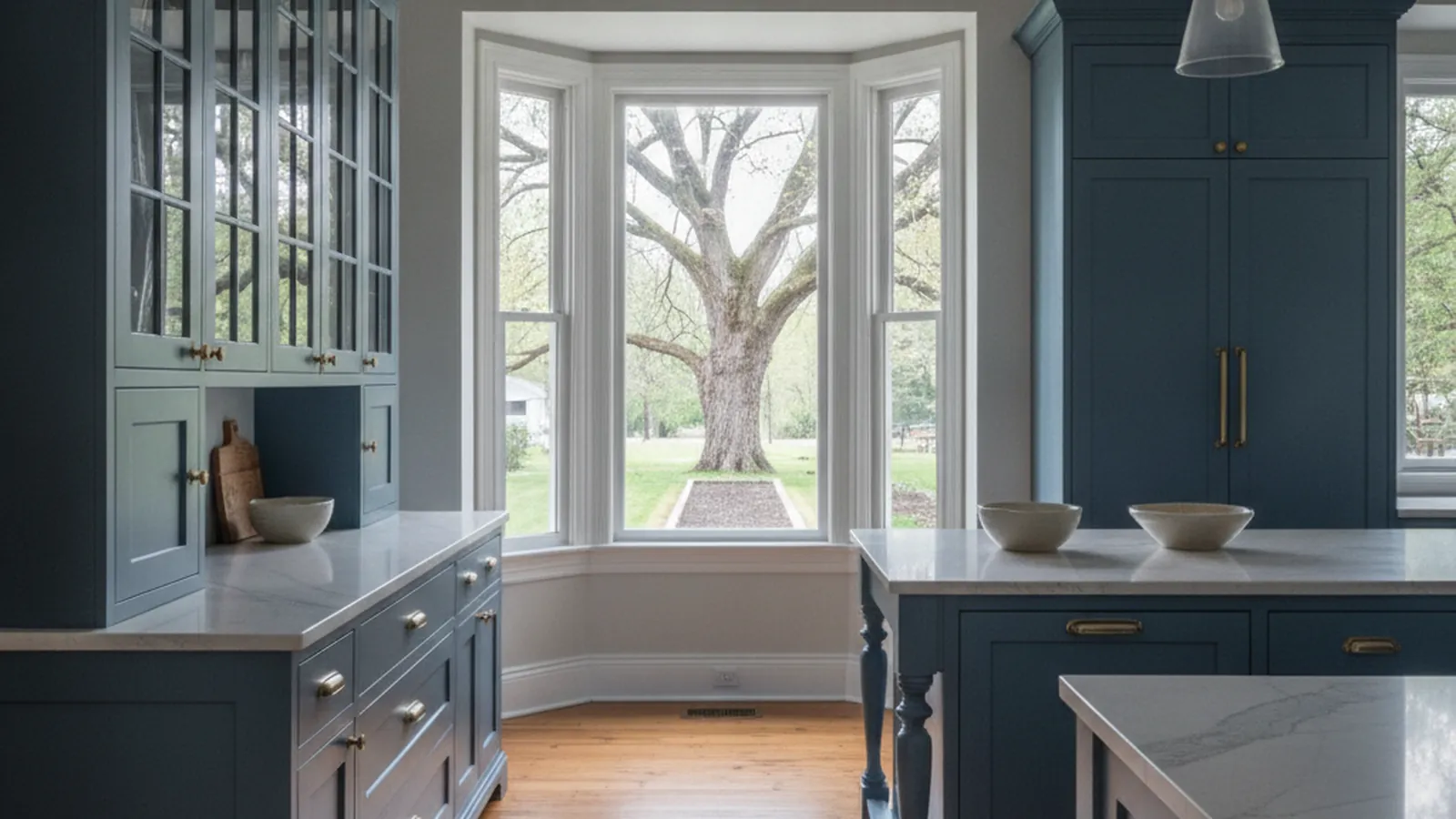 Custom kitchen with handcrafted cabinetry in a Petaluma home