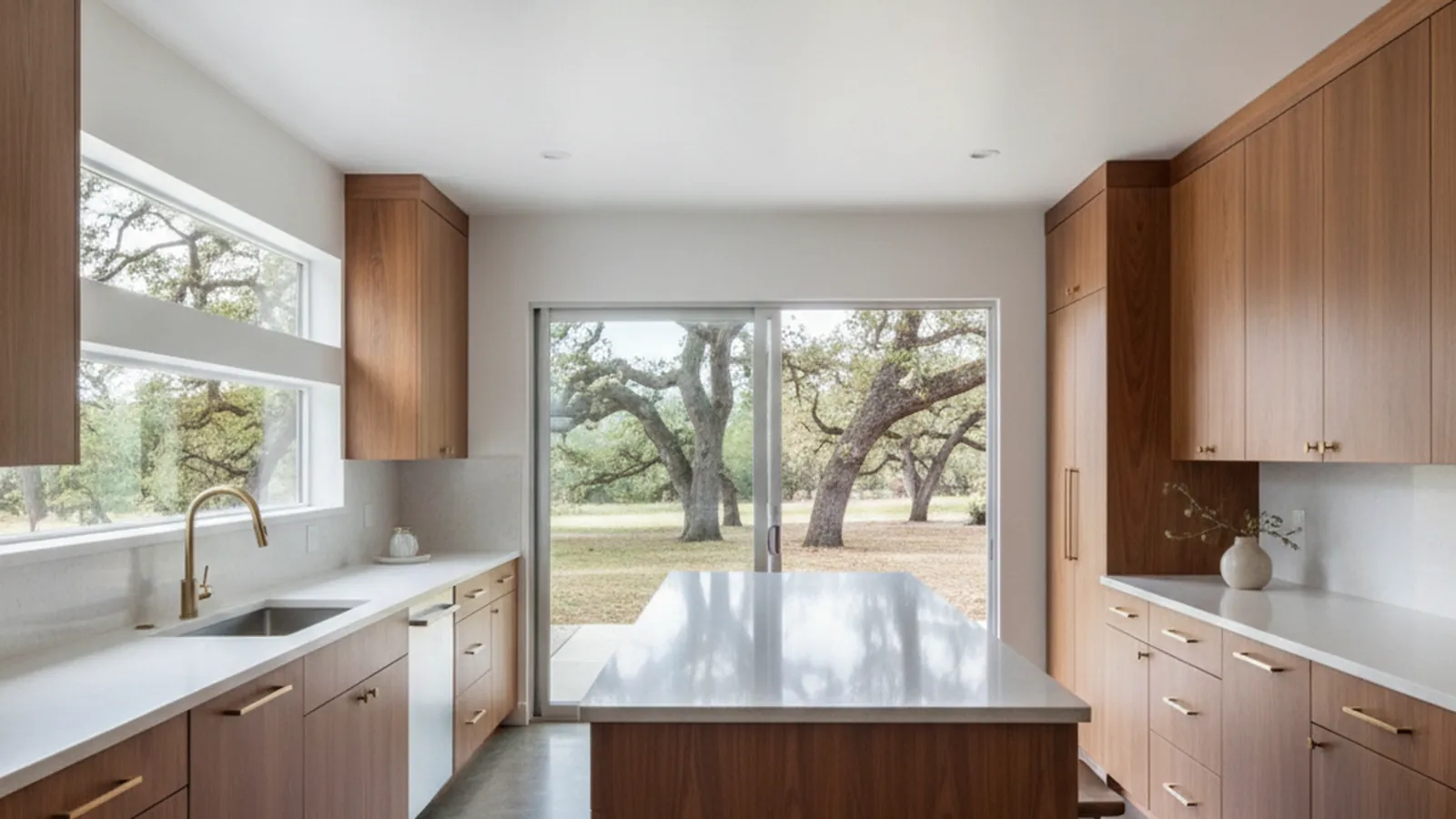 Custom kitchen cabinetry concept for an Arden Park ranch home by PineWood Cabinets
