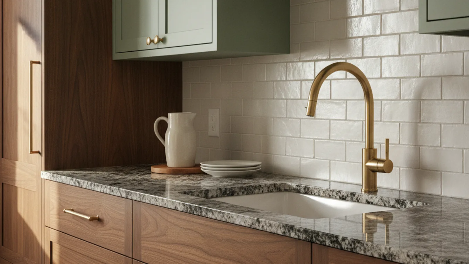 Design concept for premium custom kitchen cabinetry with inset doors, a furniture-grade island and full-height storage suited to a Granite Bay estate home