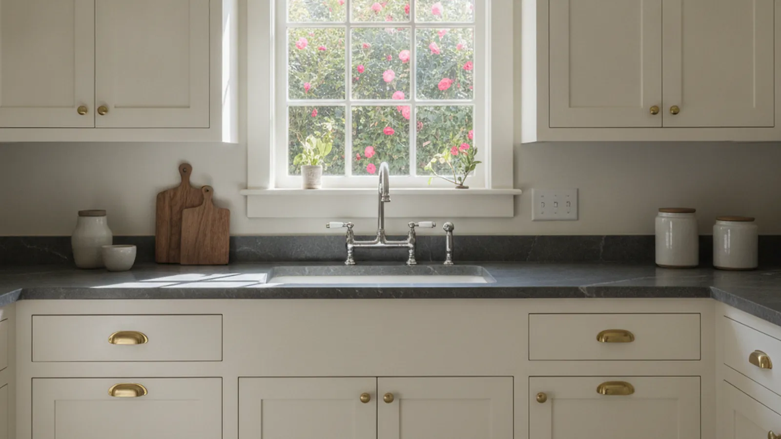 Custom kitchen cabinetry concept for a Land Park bungalow by PineWood Cabinets