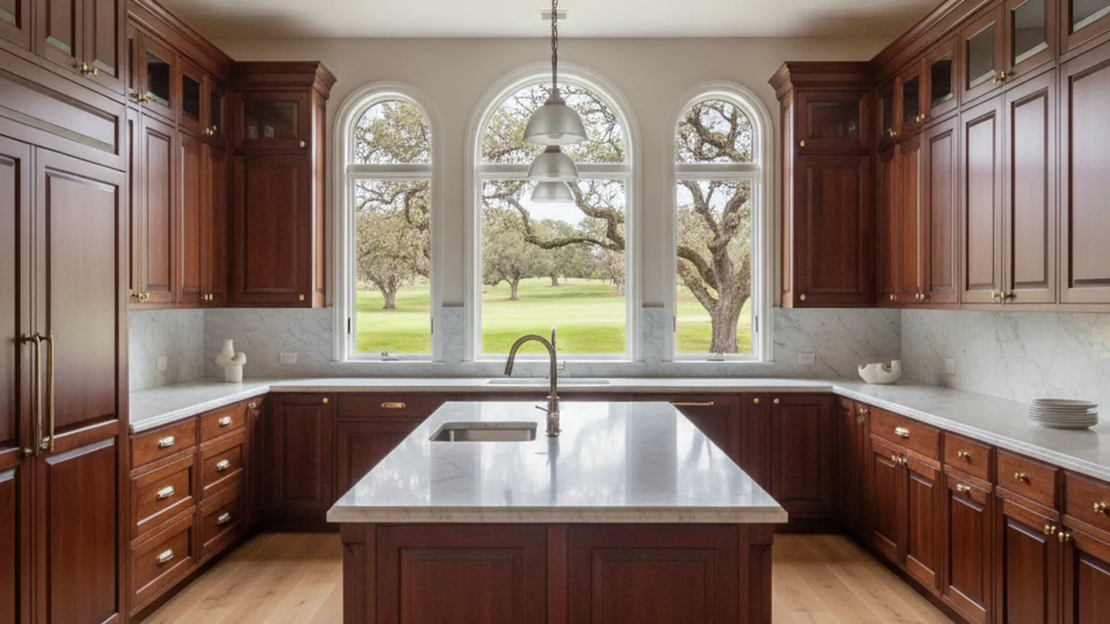 Custom kitchen design concept for a Catta Verdera home in Lincoln, California