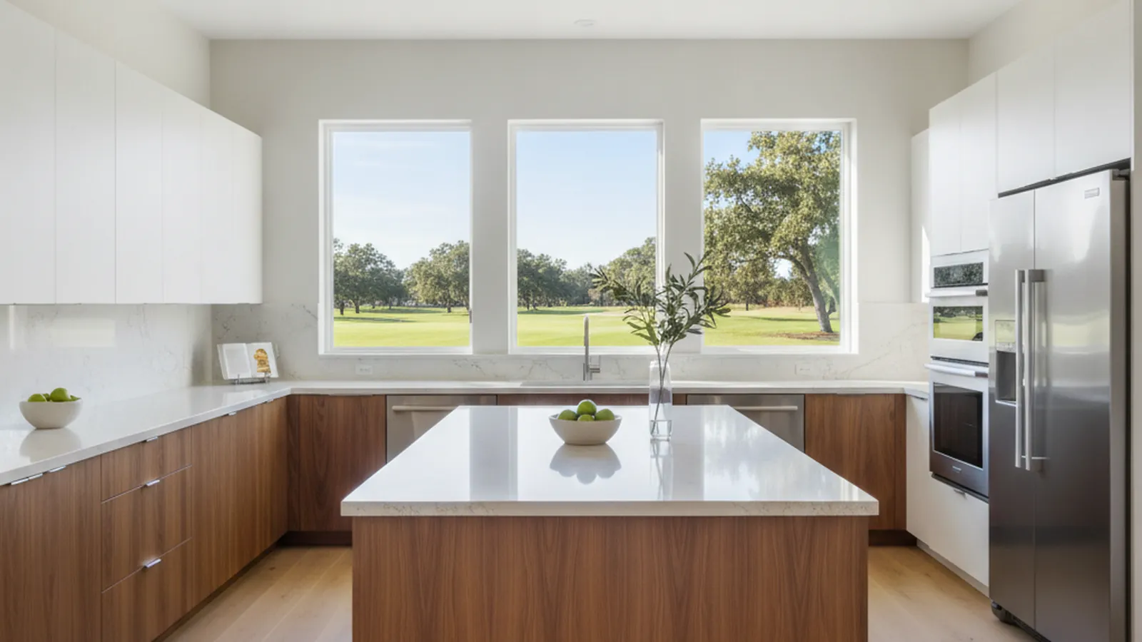 Custom kitchen cabinetry concept for a Morgan Creek home in Roseville, California
