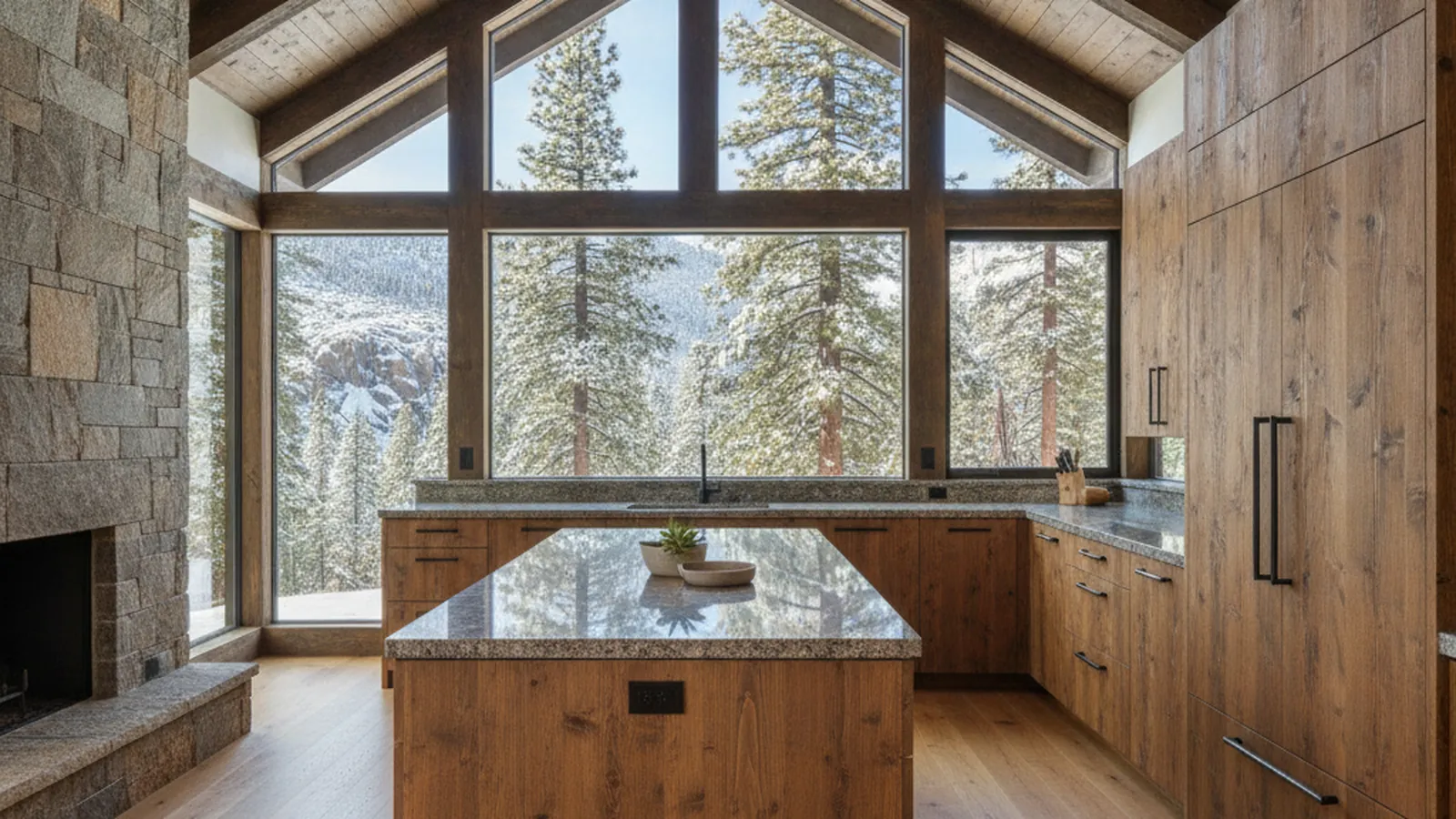 Custom kitchen and cabinetry for a Truckee mountain home