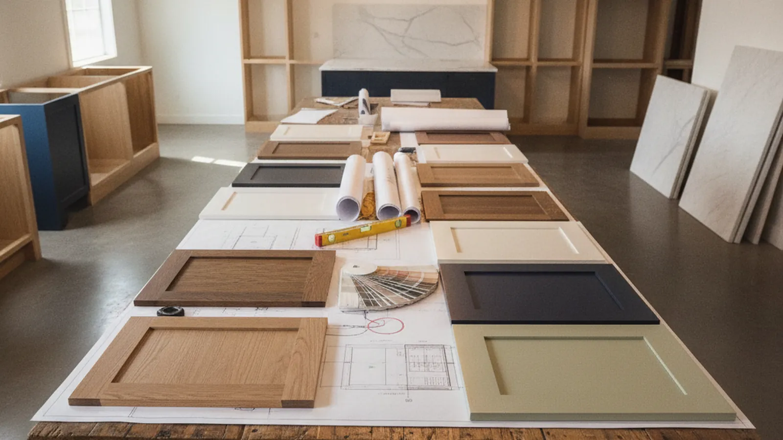 Design concept for a Placer County kitchen with painted Shaker cabinetry and a large island, the production-home replacement the engine prices most often